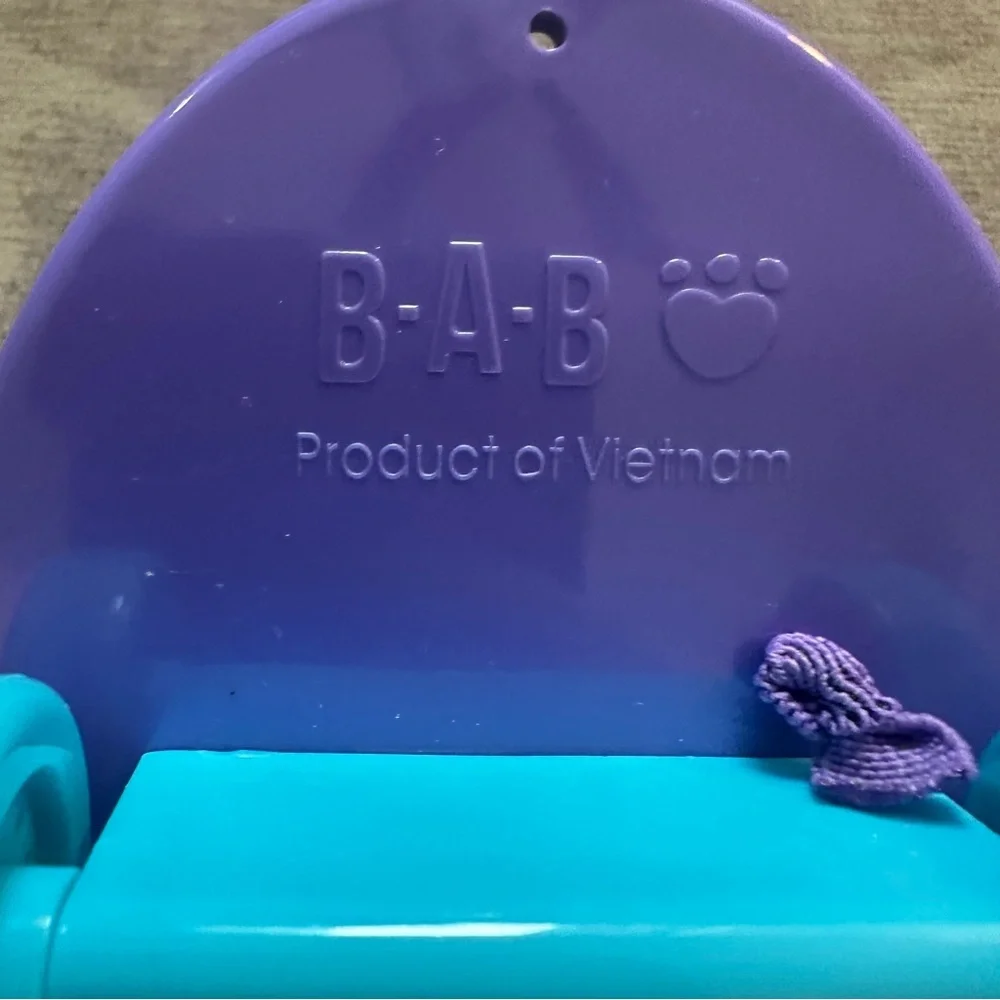 Build A Bear skateboard purple w pink glitter